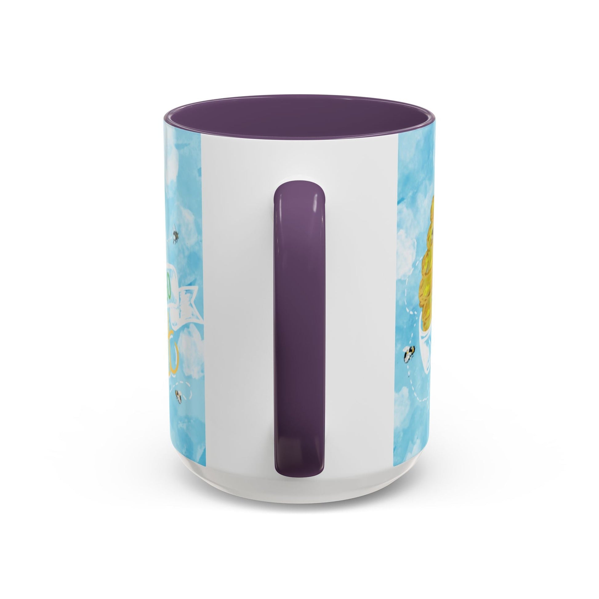 You Are So Sweet Bee Two Tone Ceramic Mug - 11 oz & 15 oz - Blue Cava