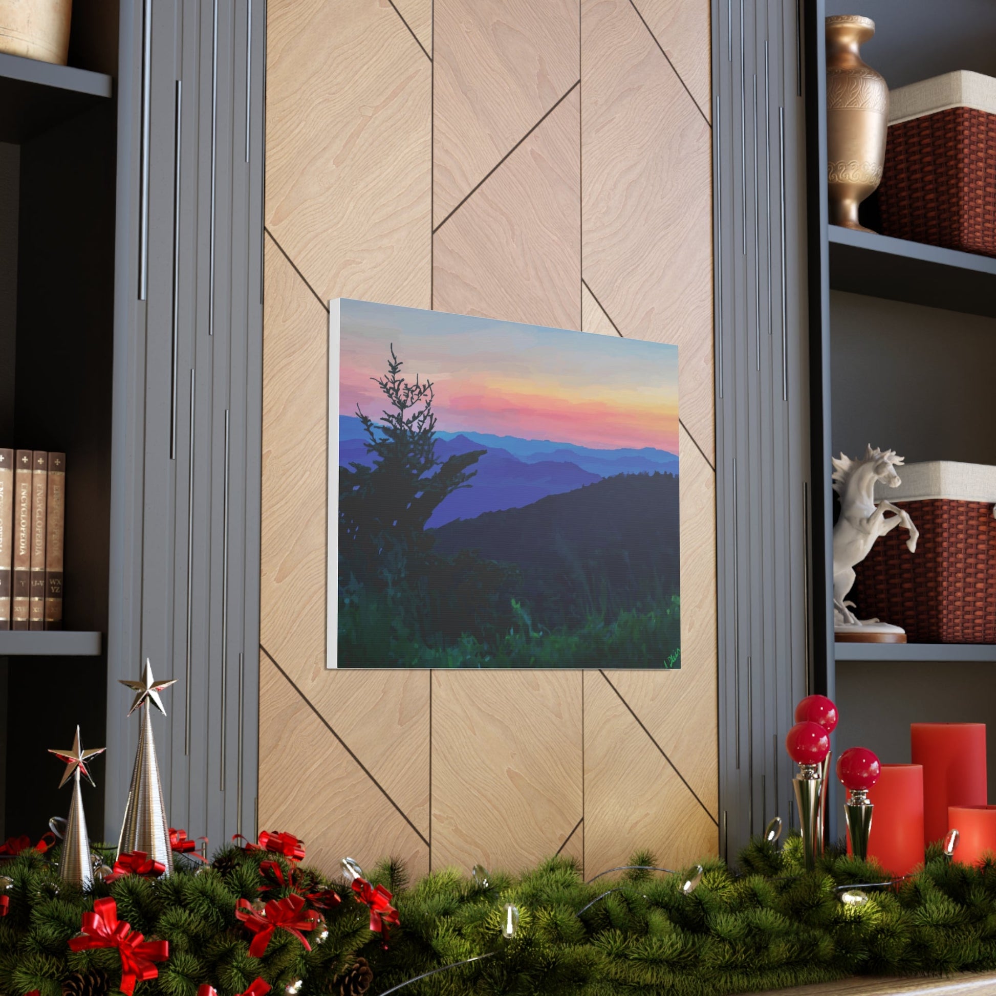 Asheville NC Canvas Gallery Wraps - Blue Cava