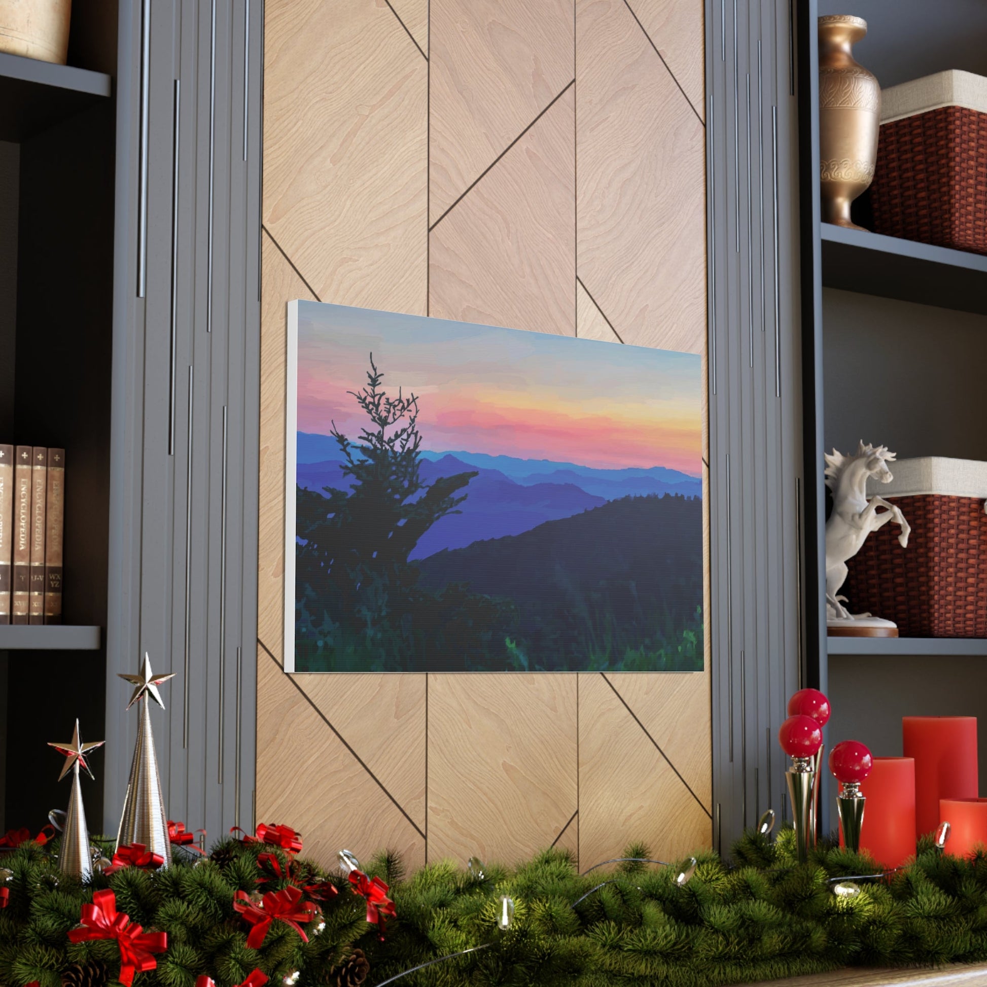 Asheville NC Canvas Gallery Wraps - Blue Cava