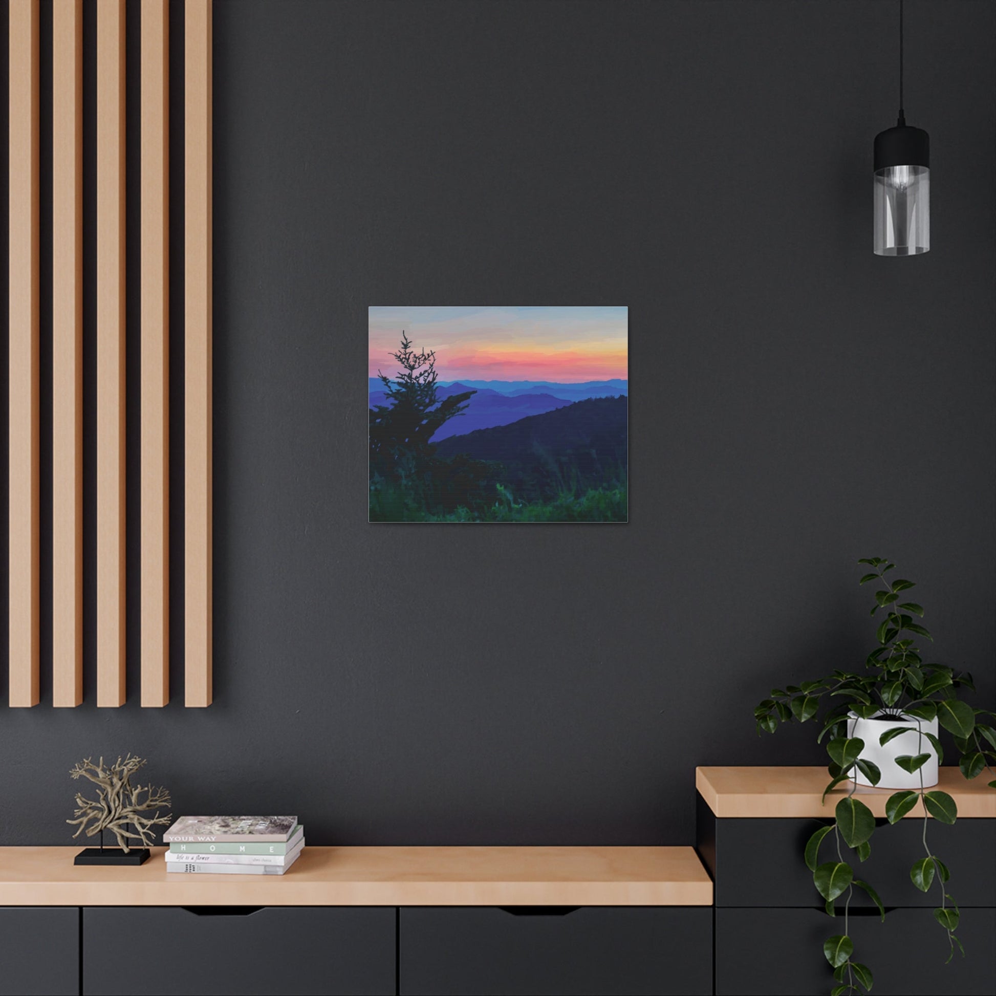 Asheville NC Canvas Gallery Wraps - Blue Cava