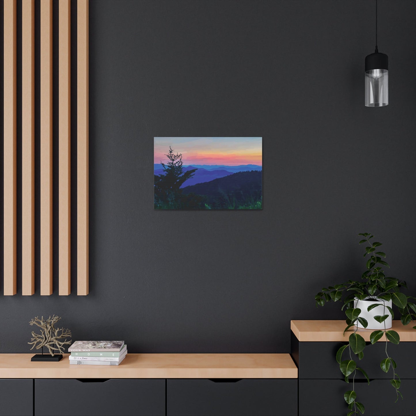 Asheville NC Canvas Gallery Wraps - Blue Cava