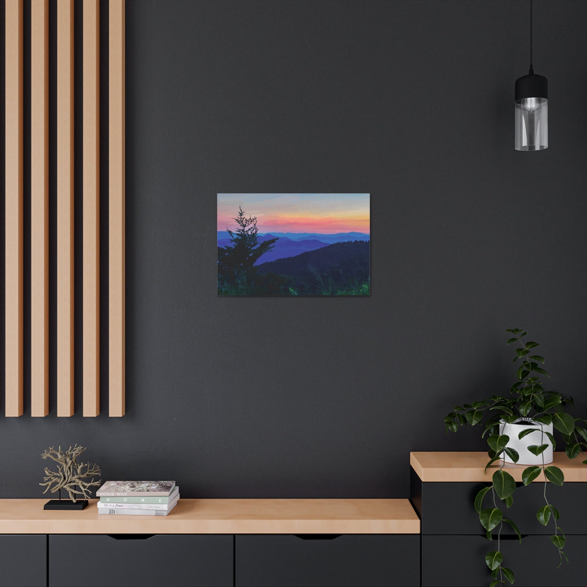 Asheville NC Canvas Gallery Wraps - Blue Cava