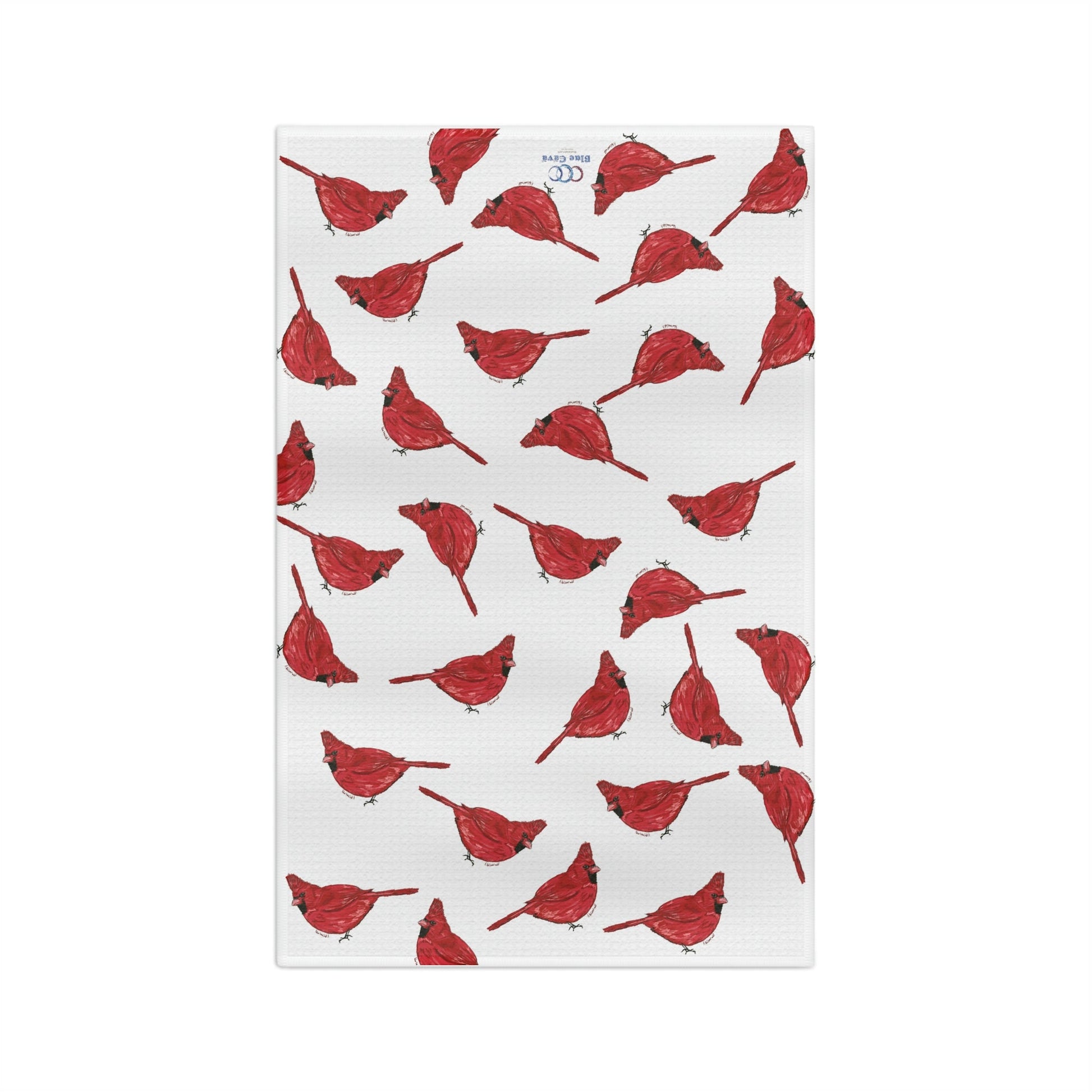 Cardinals Microfiber Waffle Towel - Blue Cava
