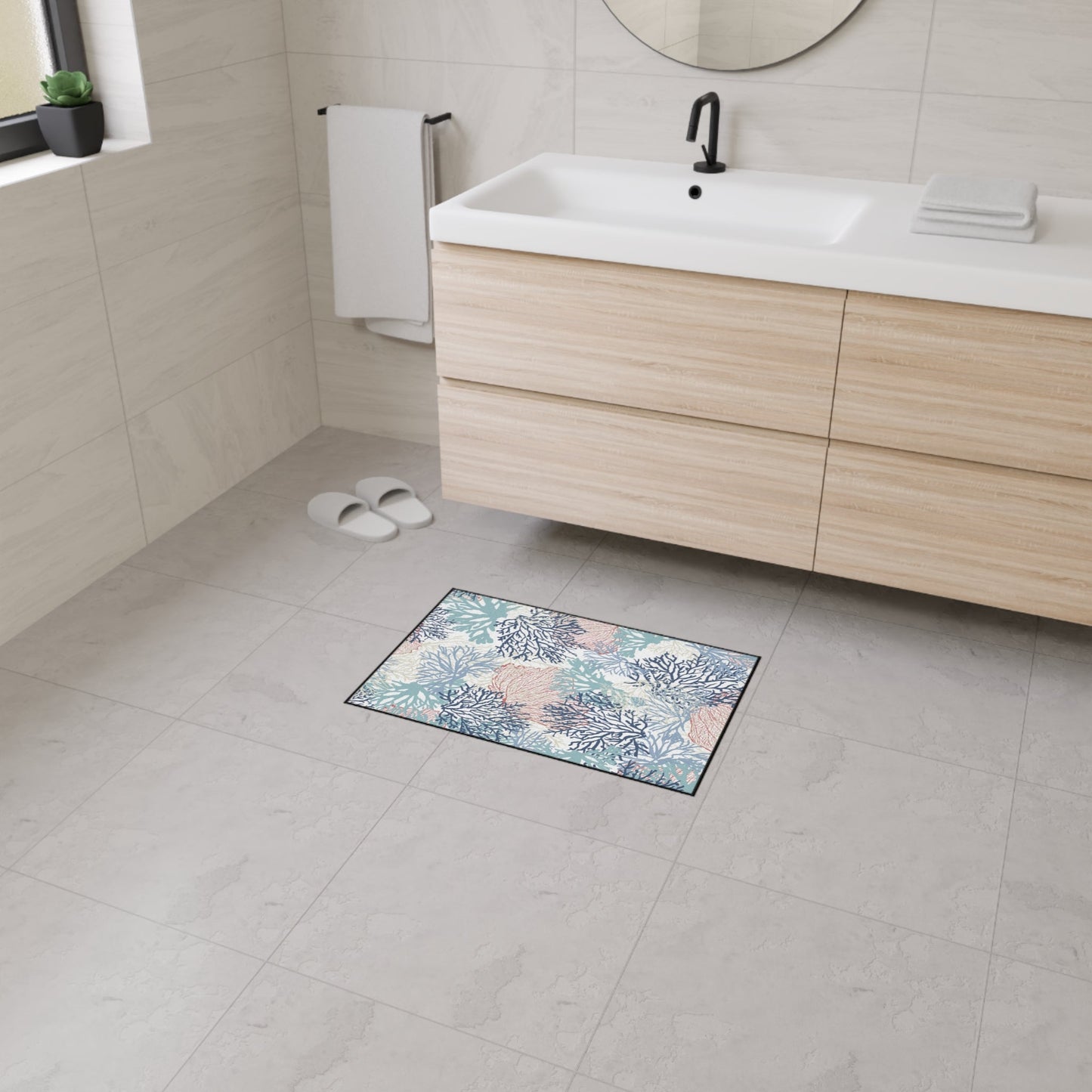 Coral Heavy Duty Floor Mat - Blue Cava