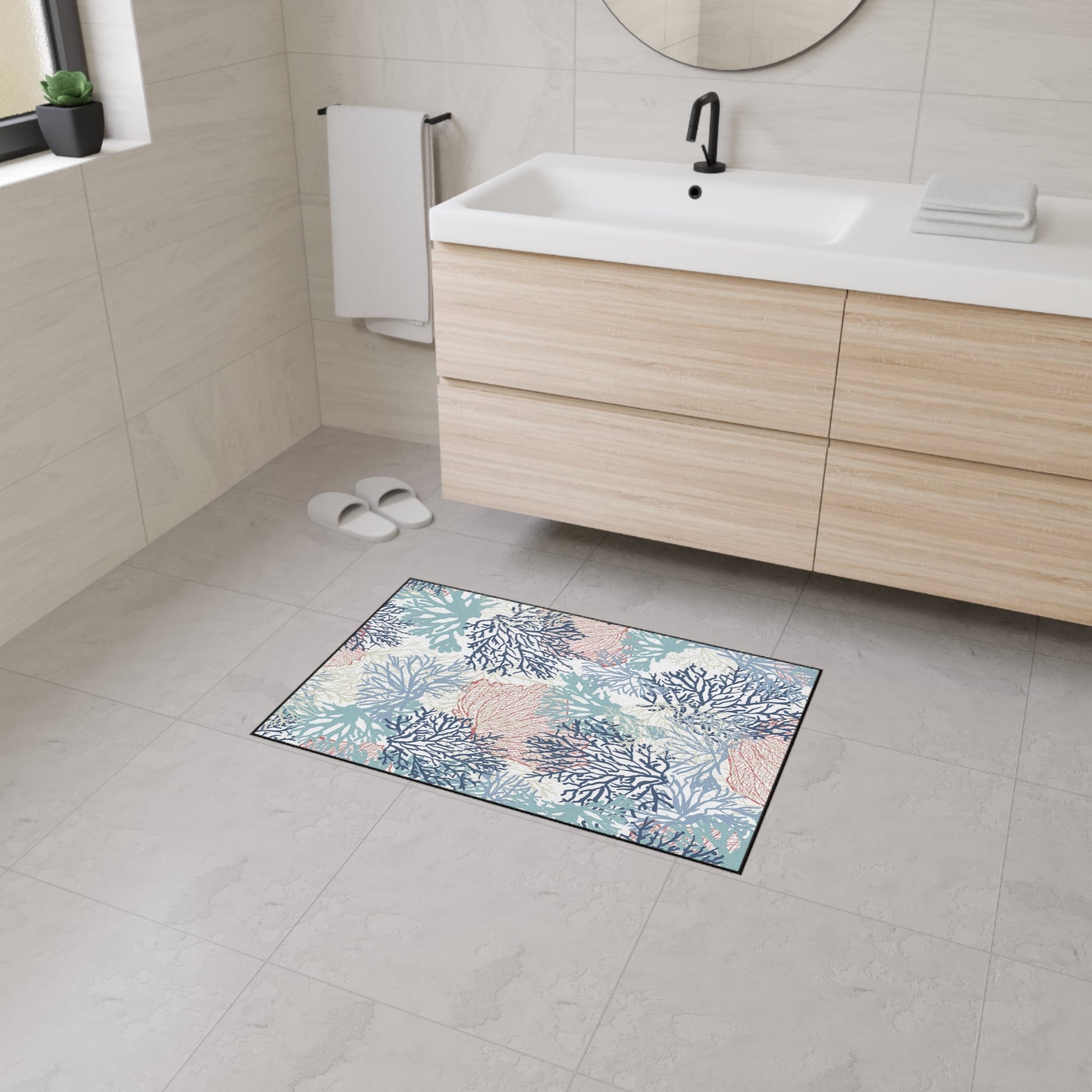 Coral Heavy Duty Floor Mat - Blue Cava