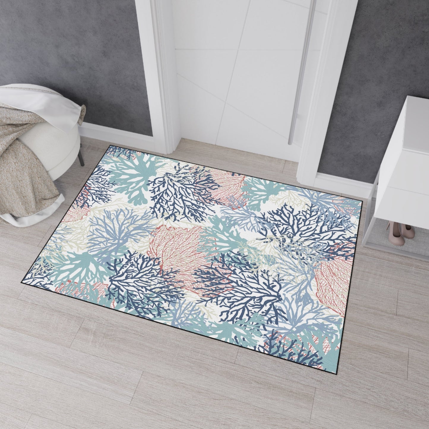 Coral Heavy Duty Floor Mat - Blue Cava