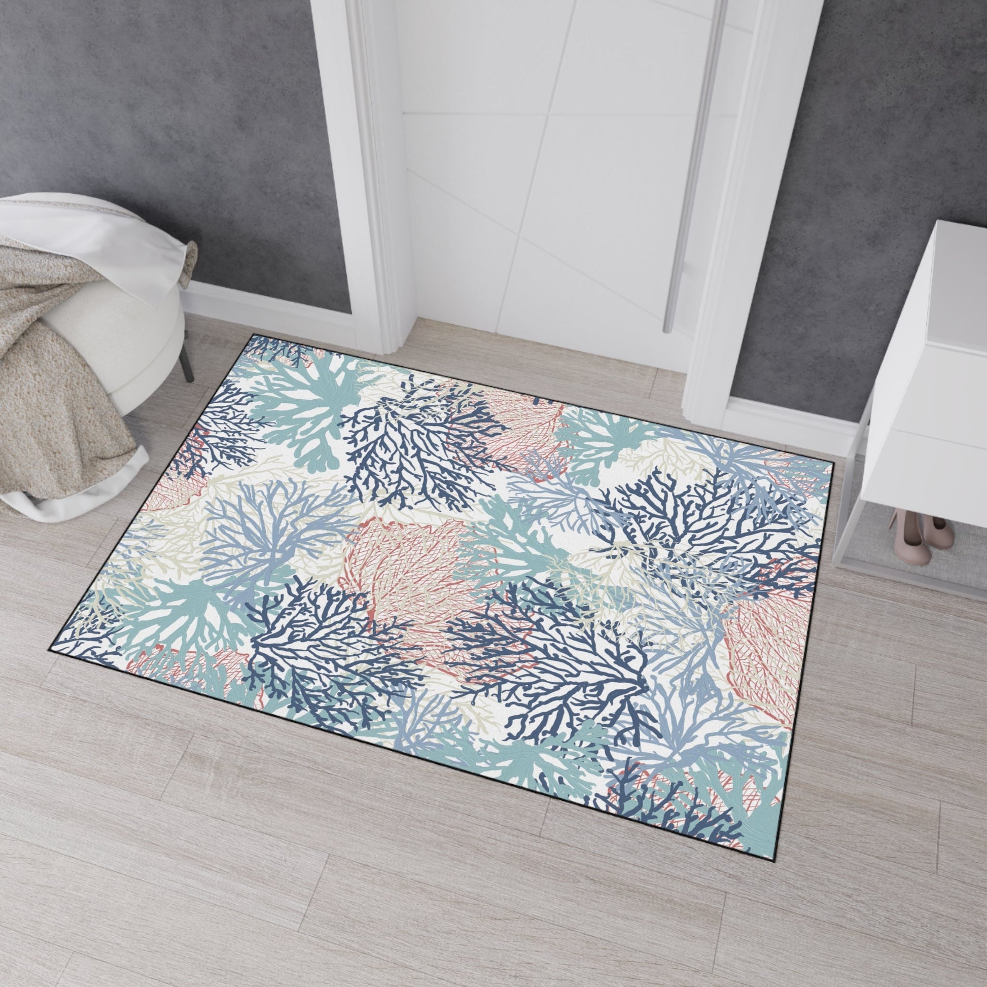 Coral Heavy Duty Floor Mat - Blue Cava