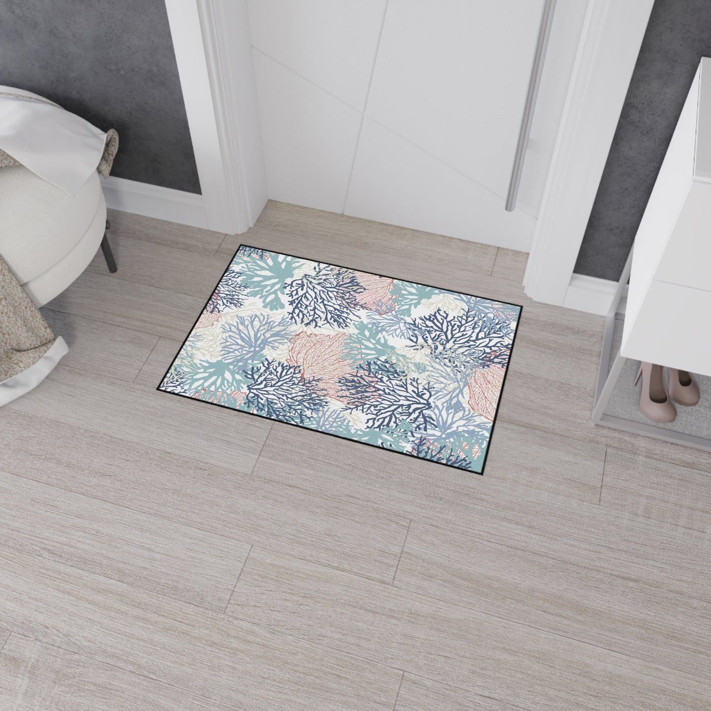 Coral Heavy Duty Floor Mat - Blue Cava