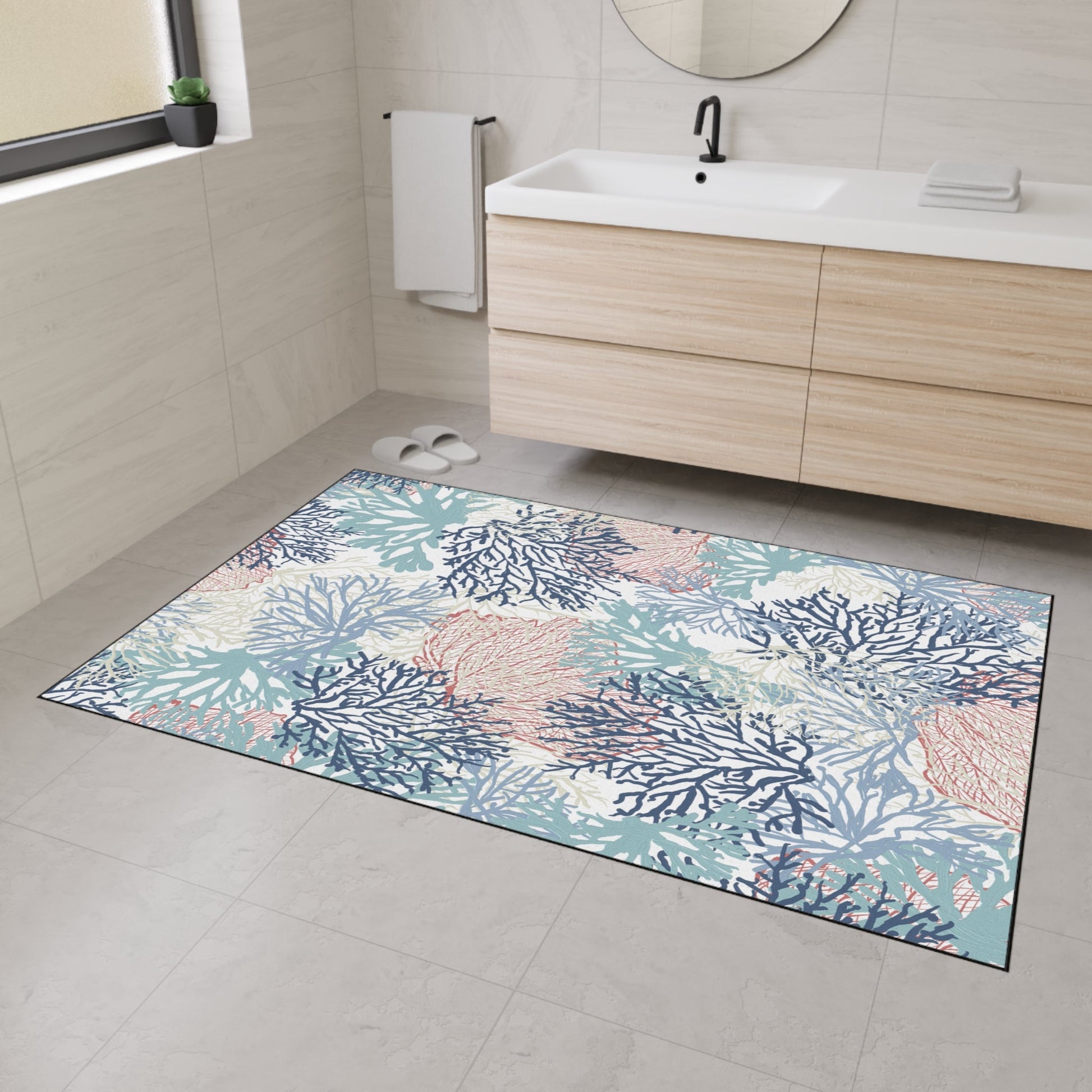 Coral Heavy Duty Floor Mat - Blue Cava