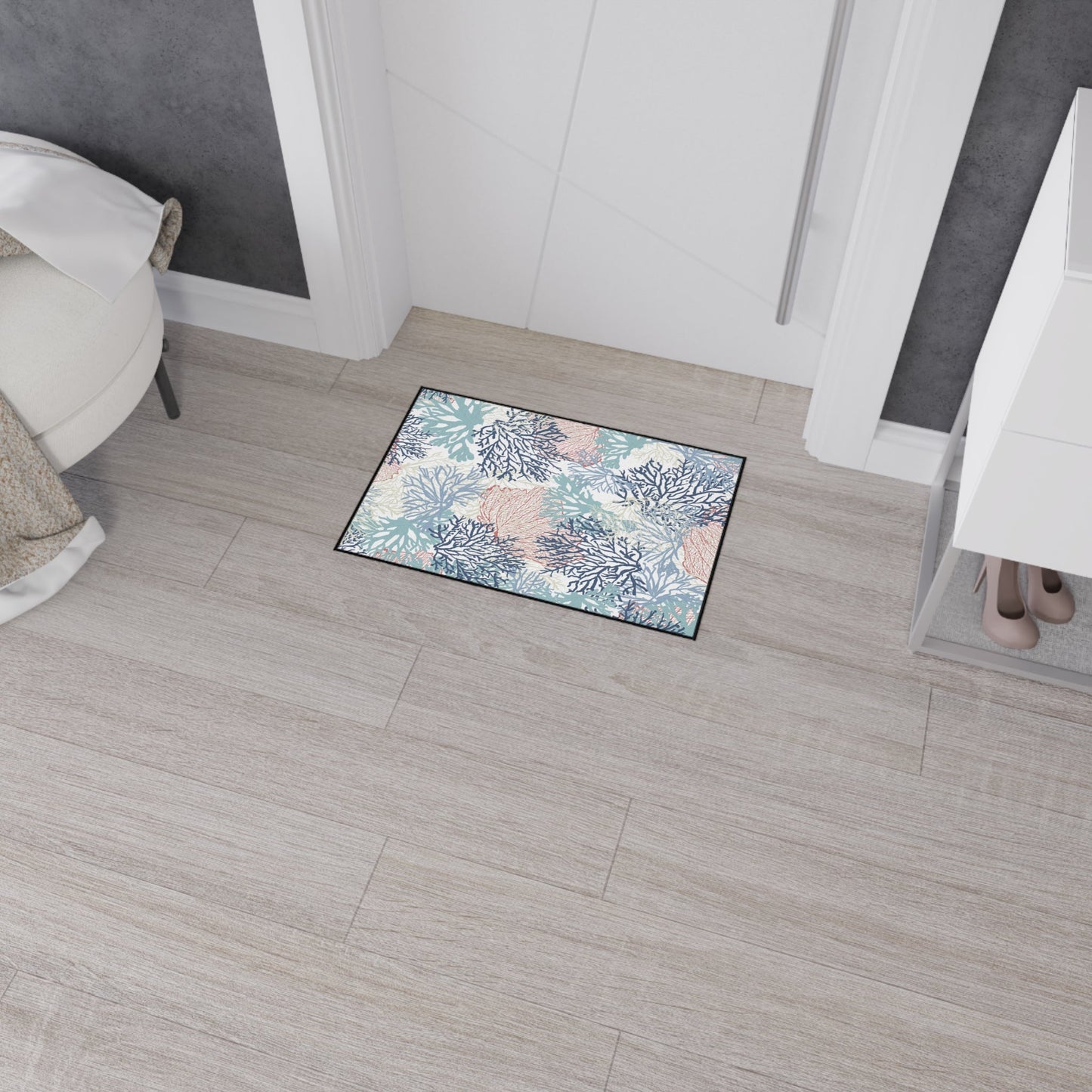 Coral Heavy Duty Floor Mat - Blue Cava