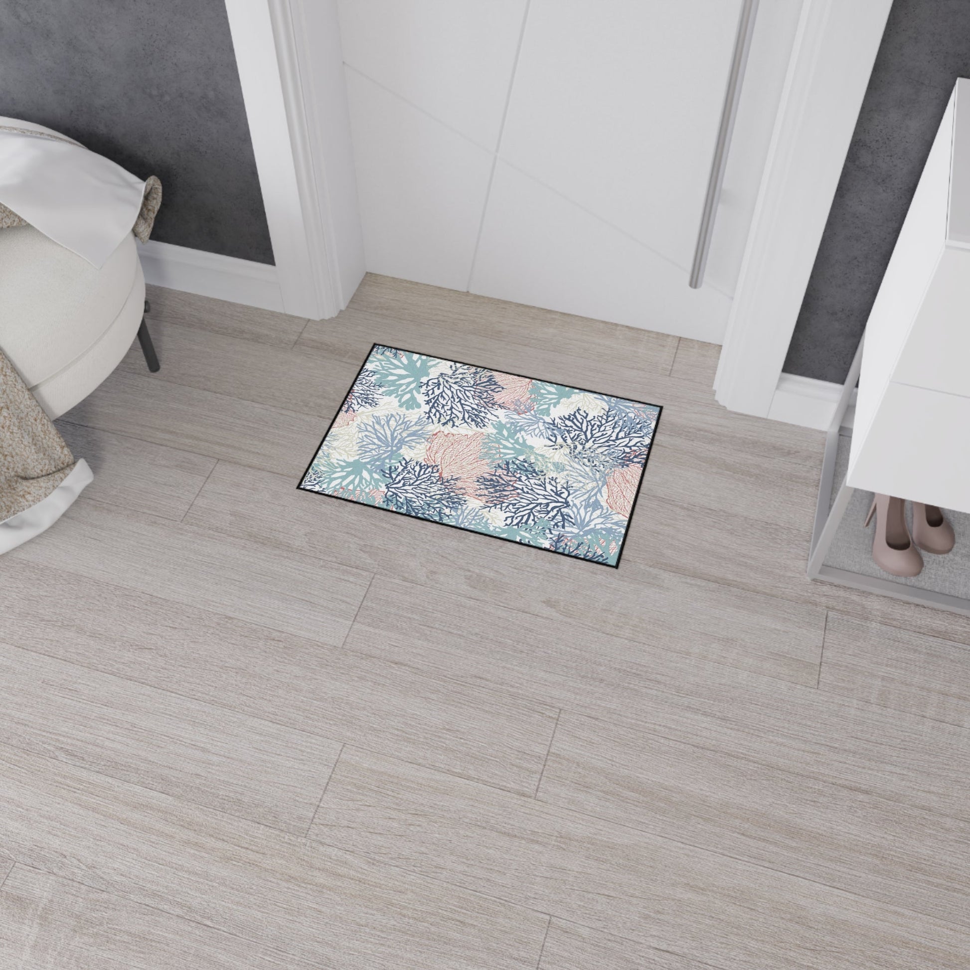 Coral Heavy Duty Floor Mat - Blue Cava