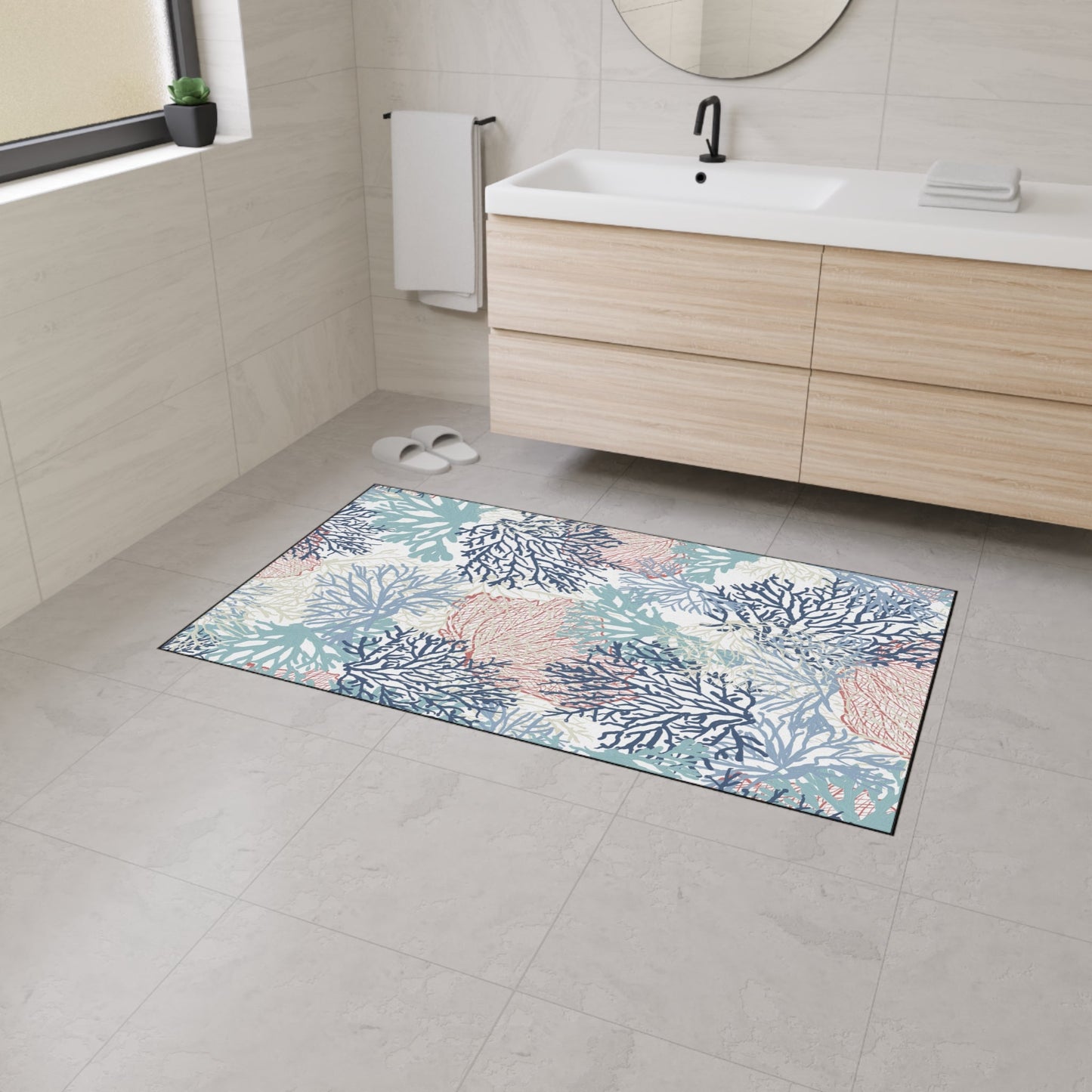Coral Heavy Duty Floor Mat - Blue Cava
