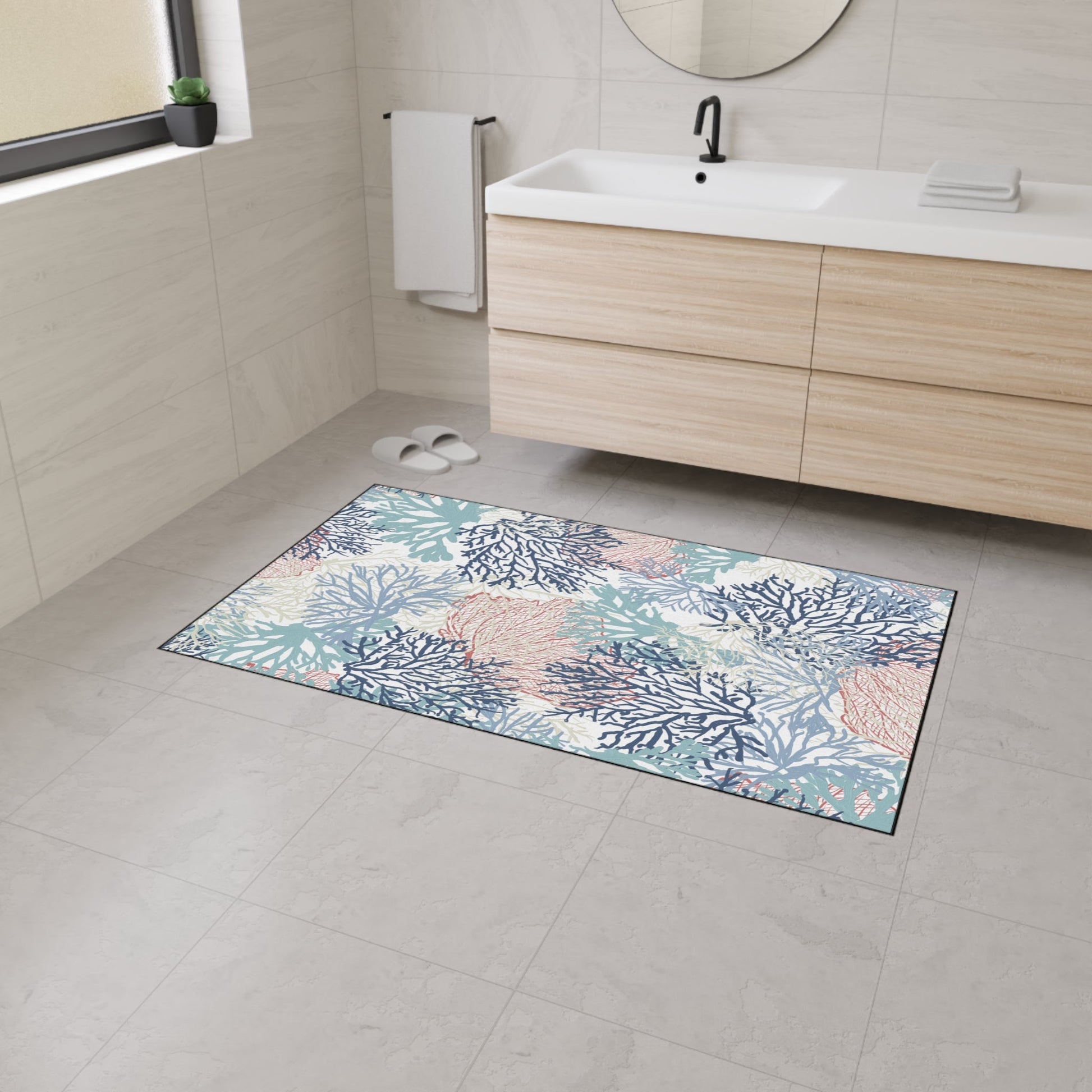 Coral Heavy Duty Floor Mat - Blue Cava