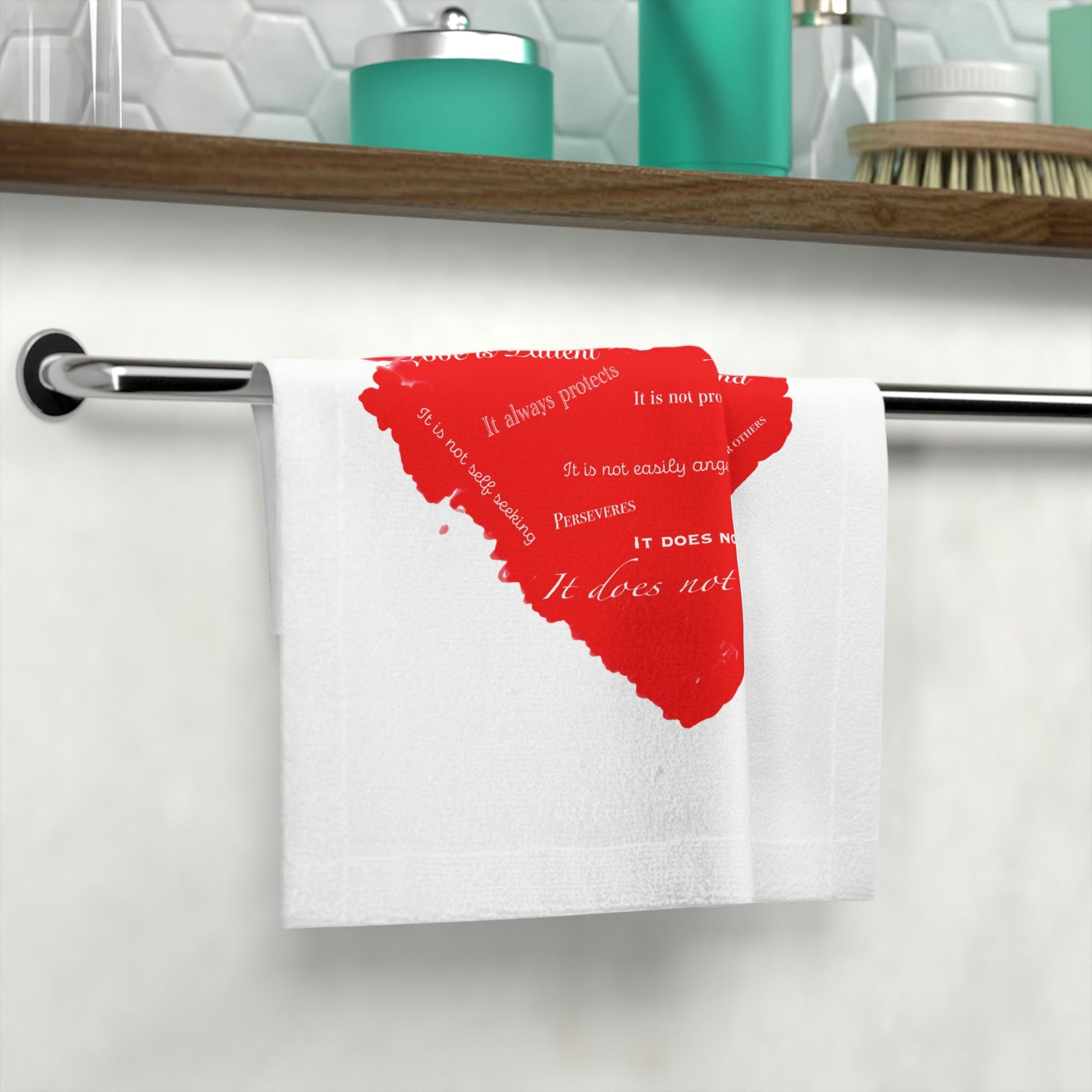 Corinthians Face Towel - Blue Cava