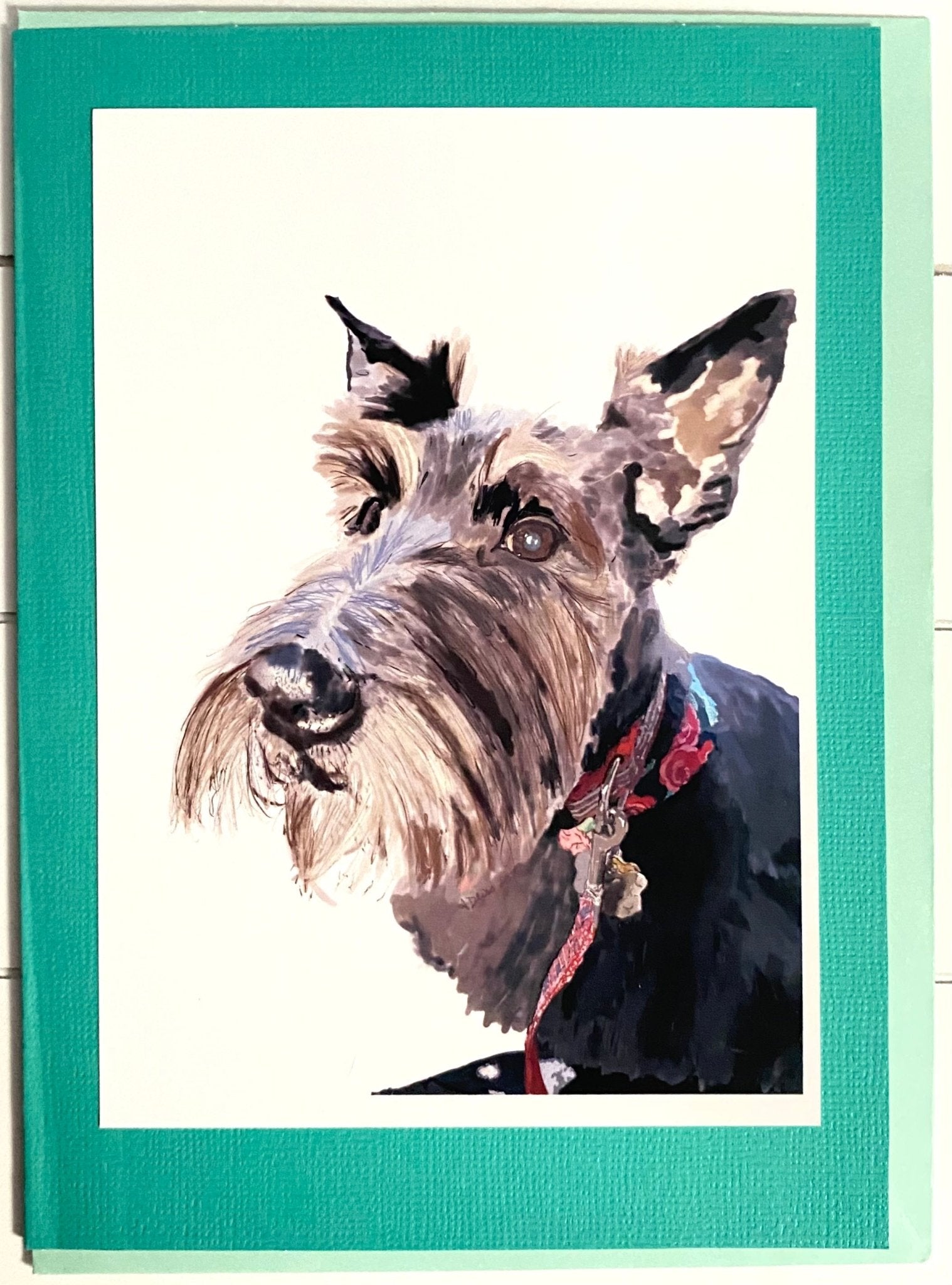 “Fala” Greeting Card - Blue Cava