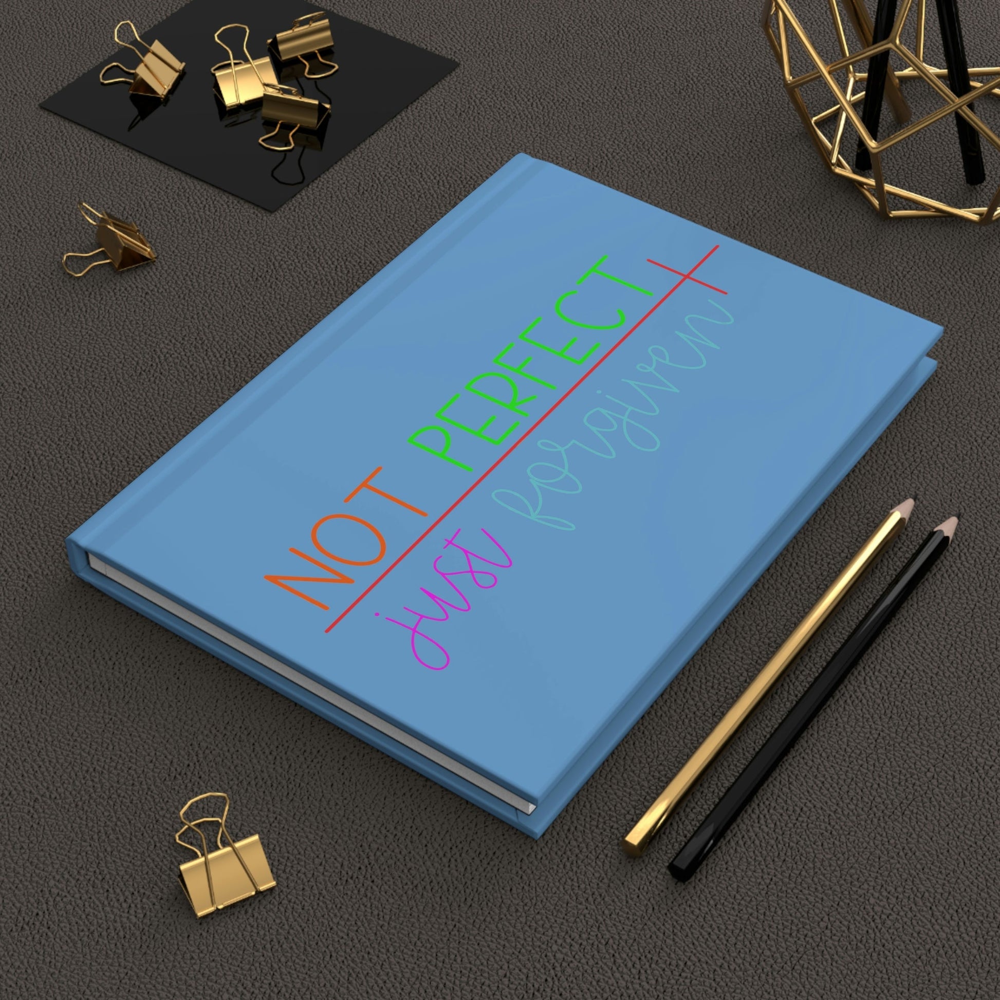 Forgiven Hardcover Journal Matte - Blue Cava