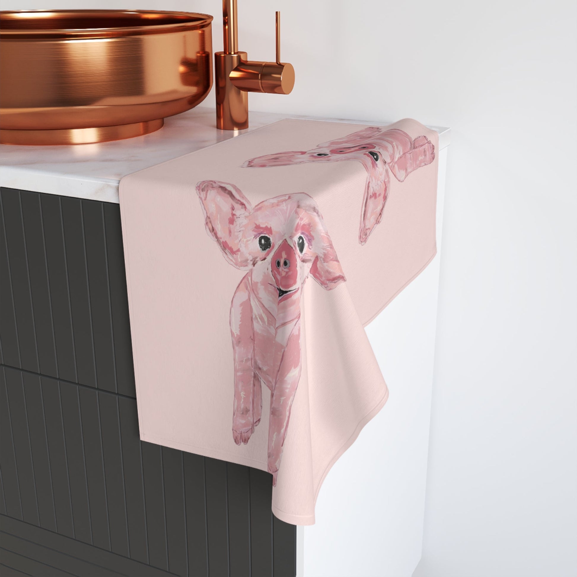 Wilbur Hand Towel (Poly/Cotton) - Blue Cava